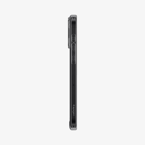 ACS07209 - iPhone 15 Series Ultra Hybrid Case in Natural Titanium showing the back